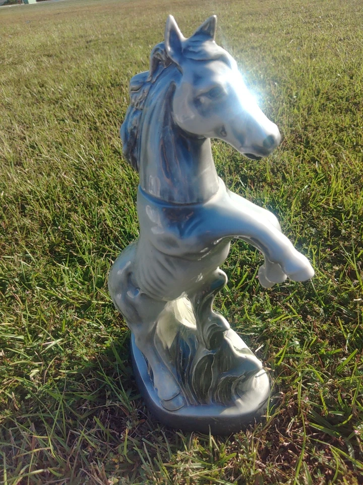 Jarra de caballo Jim Beam 1962 vintage gris semental - vacía Foto 4 de 4