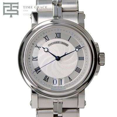 Breguet Marine (Breguet) II Large Date 5817ST12SVO Silver 5817ST12SVC Mens Used