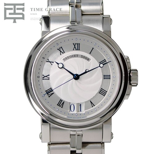 Breguet Marine (Breguet) II Large Date 5817ST12SVO Silver 5817ST12SVC Mens Used