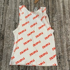 SKIMS Cotton Rib Sleep Tank and Legging Set Candy Cane Print Size XL SKU725