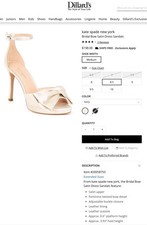 KATE SPADE IVORY BRIDAL/ WEDDING SHOES BRIDAL BOW SHOES Size: 11 M NEW DEFECTS