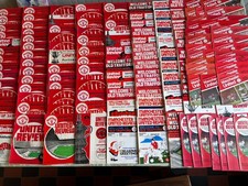 Huge Selection of Manchester Utd Homes  1960s - 78 Lge & Cup many with Tokens