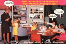 Postcard Homemaker Woman Chores Kitchen 1950s/1960s Style Humorous Novelty