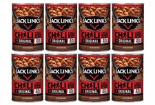 8-pack Jack Link's Original Chili with Bean 15 Ounce Can 37g protein EXP 12/2026