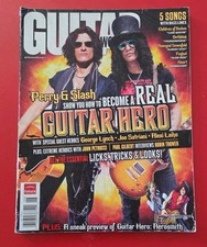Guitar World Magazine June 2008 Become A Real Guitar Hero Slash & Joe Perry