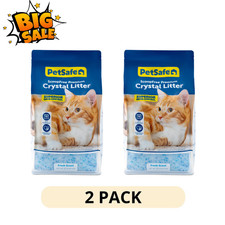 2 Pack PetSafe ScoopFree Crystal Cat Litter 10 lb Odor Control Fresh Scent