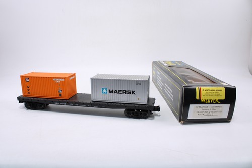 Coche plano Weaver calibre O U7405 50' con contenedor Baltimore y Ohio B&O 8907 | Zustand: Used