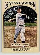 Mickey Mantle 2011 Topps Gypsy Queen 89 New York Yankees