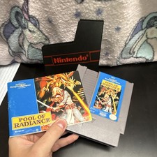 Advanced Dungeons & Dragons: Pool of Radiance NES Role Playing Game w/ Manual