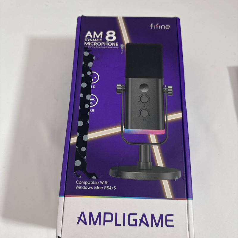FIFINE AM8 XLR USB Dynamic Microphone for Gaming, Streaming & Podcasting