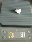 925 Sterling Silver Moissanite Heart Statement Ring Pave Band Solid Size 6 — photo 5