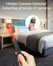 Hidden Camera Detectors, Bug Detector Anti Spy Finder, GPS Black 