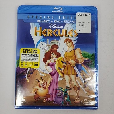 Disney s Hercules (Blu-Ray, DVD, Digital HD 1997) Brand New Factory Sealed