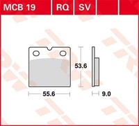 MCB19RQ Bremsbelag BMW Ducati Moto Guzzi Mz/Muz