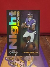 2025 Panini Certified Night Moves Lamar Jackson Insert #NMS-LJN Ravens NFL