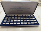The Franklin Mint Sterling Silver International Locomotive Miniature Collection