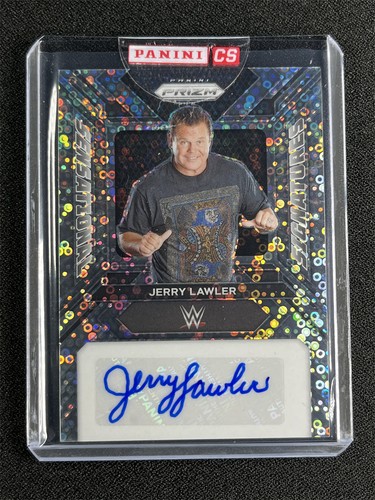 2024 Panini Prizm WWE Jerry Lawler Silver Disco Sensational Signatures Auto