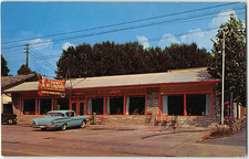 TOMMY'S RESTAURANT Gatlinburg, TN Roadside Diner 1950s Vintage Postcard