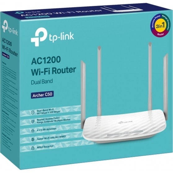 TP-Link Archer C50 Router Wi-Fi AC1200 Dual Band: Connessione Stabile
