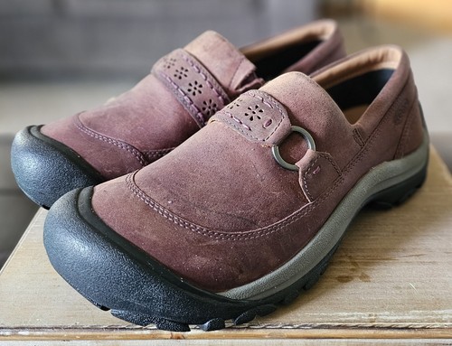 Keen Kaci Castor Comfortschuhe Größe 9 rustikal Outdoor weinrot/stahlgrau 1021943