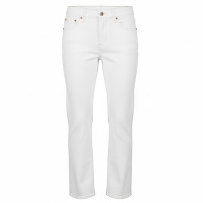 R13 Joan Cropped Flare Damen Jeans 24 Aerin White Satretch Denim SS26 *