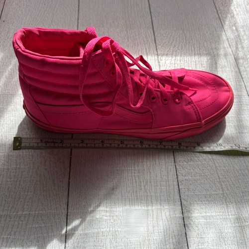 Vans Neon Pink Sk8-Hi Schuhe Größe Herren 8,5 Damen 10 - Bild 8 von 12