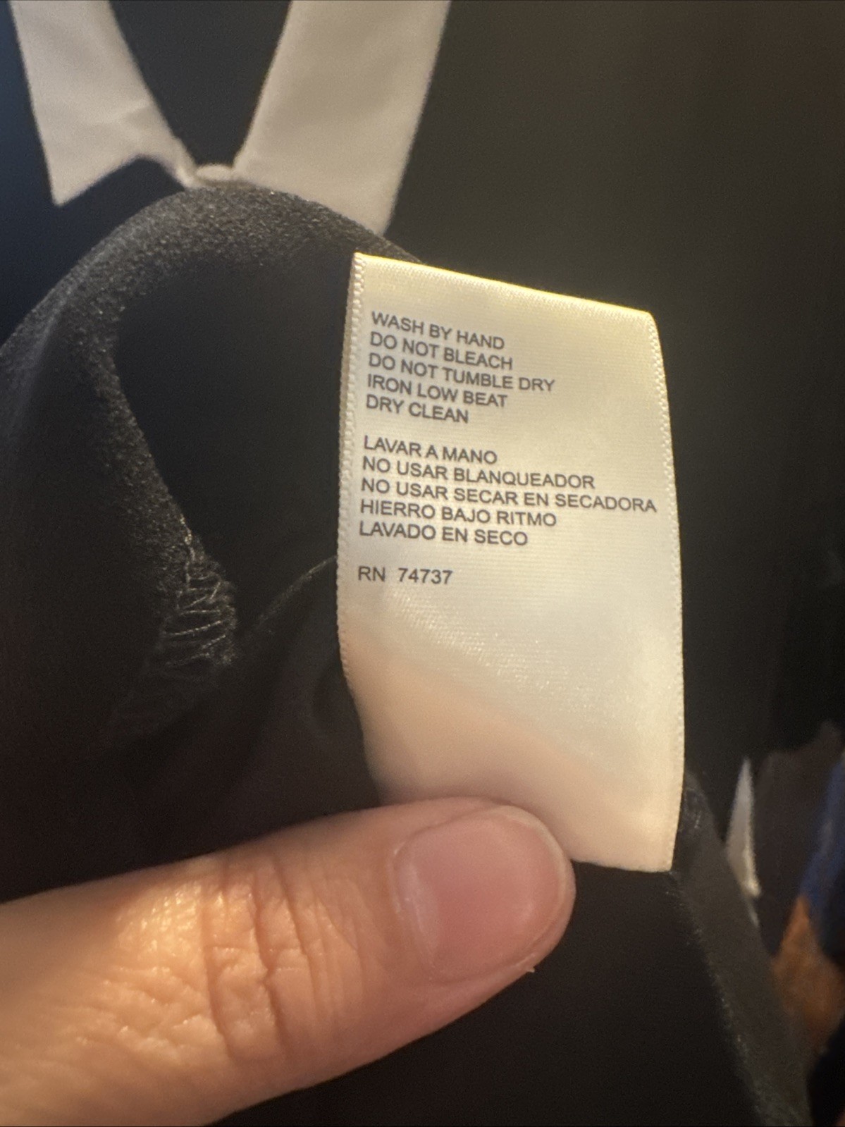 Shelby & Palmer Black  And White Wednesday Addams Looking Dress 3/4 Sleeves