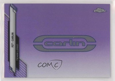 2020 Topps Chrome Formula 1 Team Logos Purple Refractor /399 Carlin Racing ux8