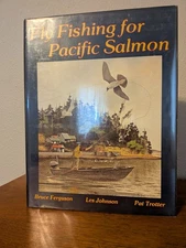 Fly Fishing for Pacific Salmon Ferguson Johnson Trotter 1985 1st Ed Amato HC DJ