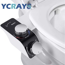 Non-Electric Bidet Toilet Seat Attachment with Advanced Self-Cleaning Nozzles.