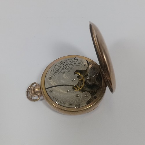 Vtg American Waltham Watch Co. Gold Filled Pocket Watch A.P. Lundborg Worcester - Picture 4 of 18