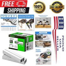 20 Gauge Upholstery Staples, 1/2"12.6mm Crown x 5/8" Leg, 1 Boxe  Galvanized...