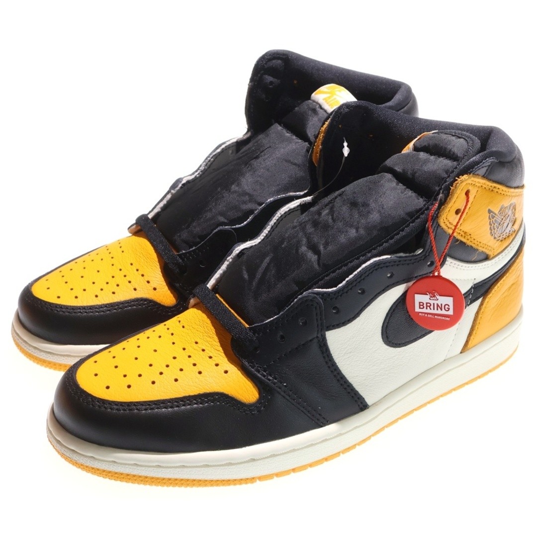 NIKE AIR JORDAN 1 RETRO HIGH OG TAXI 555088-711 CUT SNEAKERS SHOES YELLOW Used d thumbnail 2