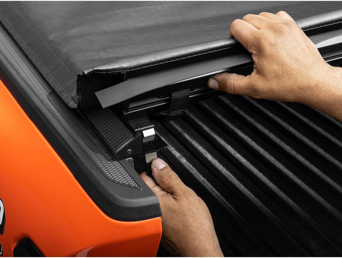 TruXedo Lo Pro Soft Roll Up Tonneau Cover Fits 2017-2024 Nissan Titan 5'7" Bed