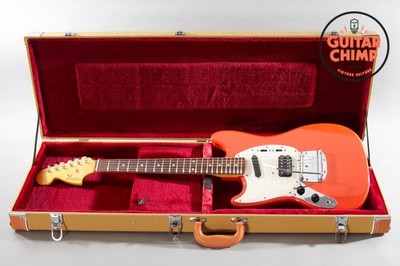 2012 Fender MIJ Japan Kurt Cobain Mustang Left-Handed Fiesta Red