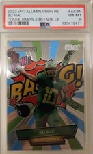 BO NIX 2023 WILD CARD BANG ALUMINATION ROOKIE COMIX RAINBOW-GREEN/BLUE /50 POP 1