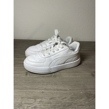 Puma Caven White/Gray Violet Kids Sneakers Size 2C 396317-01