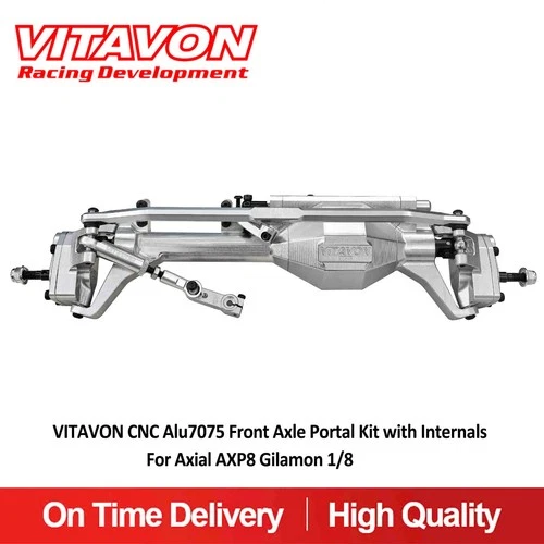 Vitavon CNC Alu7075 Front Axle Portal Kit with Internals For Axial AXP8 Gilamon
