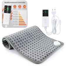 Electric Heating Pad for Back Pain Relief 9 Heat Levels, 4 Timers Auto Shut Off