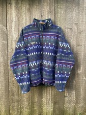 Columbia Vintage 90s Fleece Half Zip Sweater Made In USA, Men’s XL