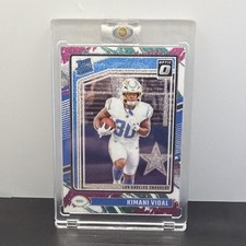 2024 Panini Donruss Optic Kimani Vidal Rated Rookie #262 Los Angeles Chargers