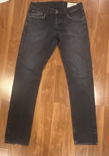 Rag & Bone, Rag & Bone Standard Issue Fit 2 Slim Leg Jeans Mens 32x33 Vintage Navy Button