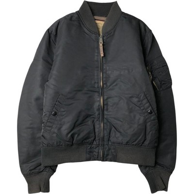 Used civilian-issue Alpha Industries MA-1 type padded military flight jacket...