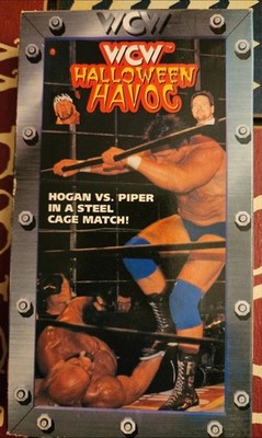 WCW Halloween Havoc 1997 VHS Tape - Rare Wrestling PPV - Hogan vs Piper