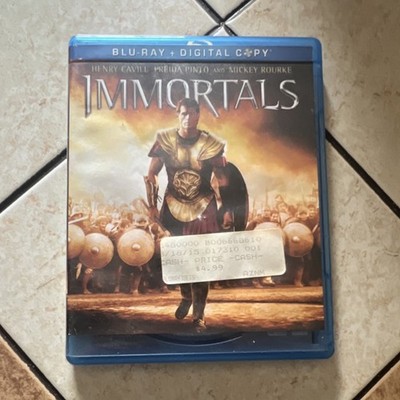 Immortals Blu-ray 2-Disc Set w/Digital Copy Henry Cavill Action Fantasy Movie