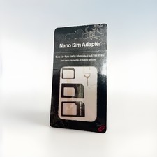 SIM Card Adapter Kit   MICRO  NANO SIM Size Converter plus SIM Eject Pin   NEW