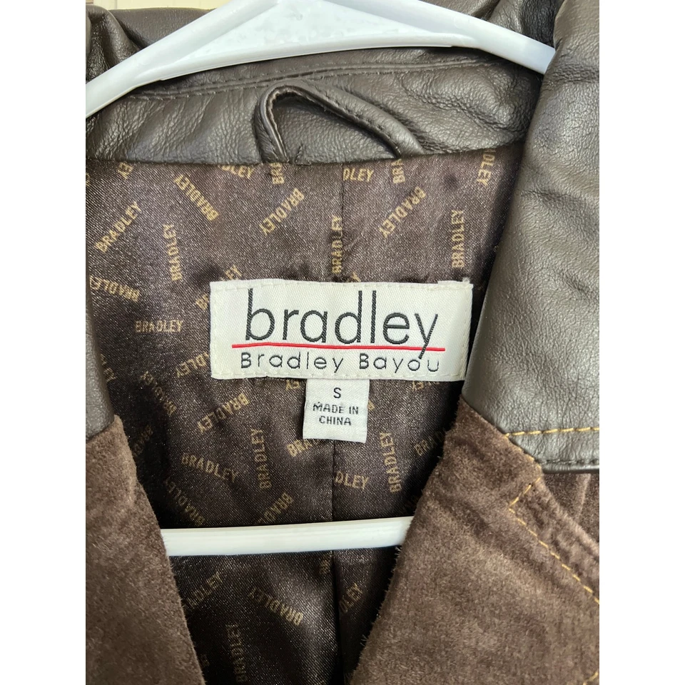 Bradley Bayou Chaqueta Gamuza Marrón Talla Pequeña Foto 2 de 4