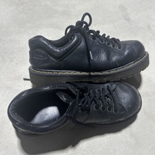 VTG Dr Martens 8312 Oxford Chunky Casual Shoes Men  s SZ 8 Black Leather Goth