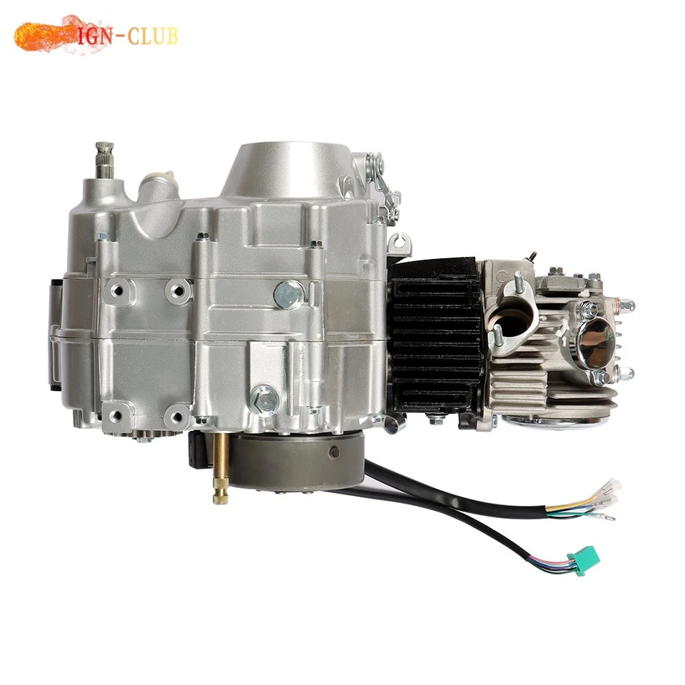 Novo Para Honda CRF50F 4 Tempos 125cc Motor de Motocicleta Cilindro Único Prata - Imagem 3 de 4