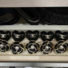 Authentic 2023 CHANEL Holiday Gift Wrap Charms - Pick Camellia Or Heart New